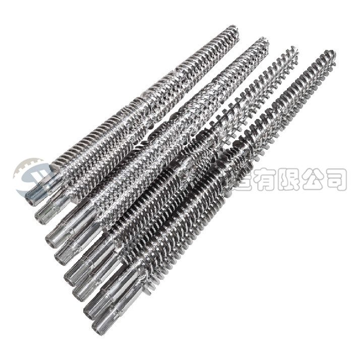 Conical twin screw