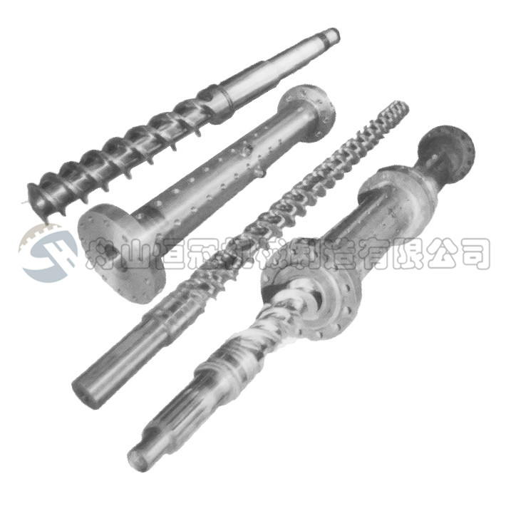 Rubber screw barrel